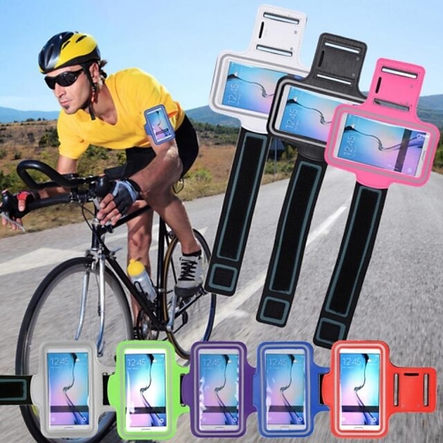  Case For Universal with Windows / Armband Armband Solid Colored Soft Textile for S6