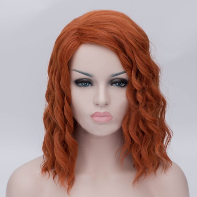  парик черная вдова синтетический парик волна воды парик волна воды длинный # 350 синтетические волосы женский красный