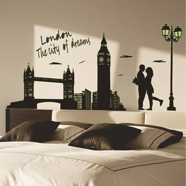  Luminous Wall Stickers Wall Decals, Style London PVC Wall Stickers