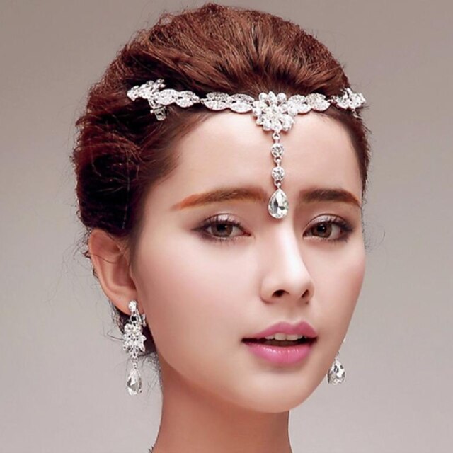  Drip Pendant Rhinestones Wedding/Party Headpieces/Forehead Jewelry