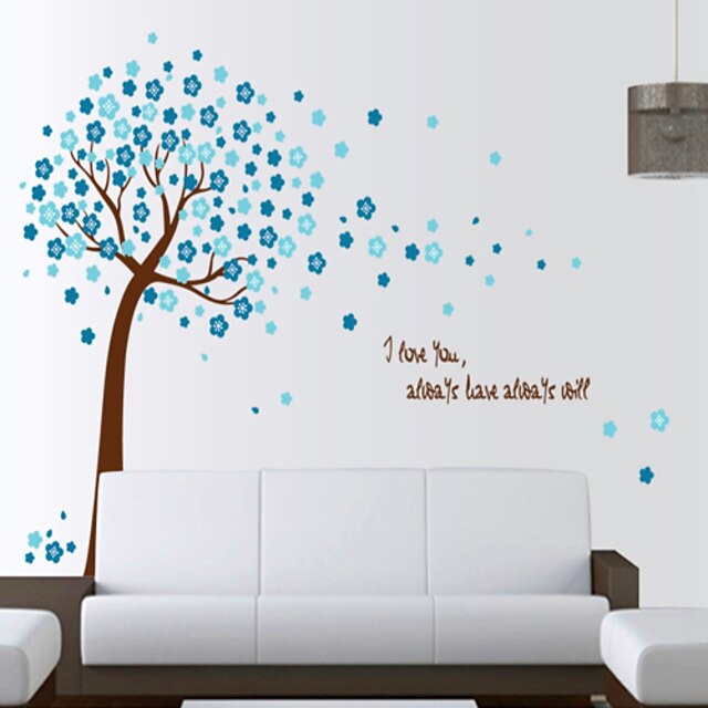  Decorative Wall Stickers - Plane Wall Stickers Florals / Botanical / Cartoon Living Room / Bedroom / Bathroom / Washable / Removable