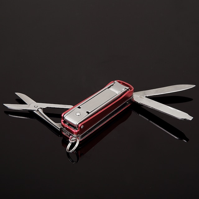  Rostfreier Stahl Keychain Favors-1 Stück / Set Schlüsselanhänger individualisiert Rot