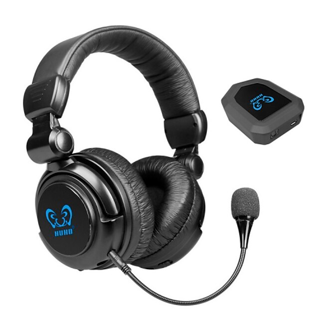 HUHD® Optical Decoder 2.4G Wireless Video Gaming Headset Headphones