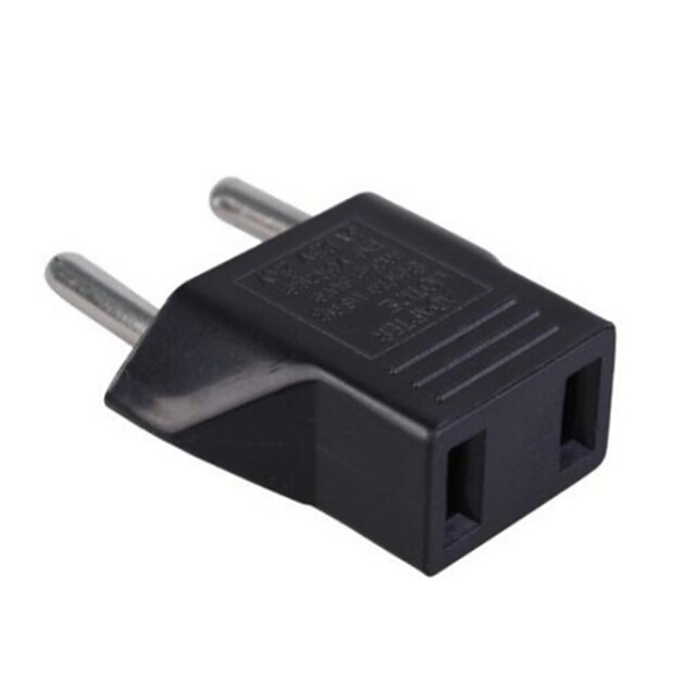  Flat to Round Power Plug Convertor