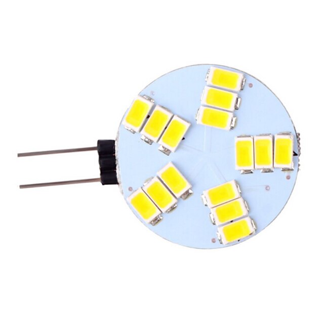  3 W 2-pins LED-lampen 350 lm G4 15 LED-kralen SMD 5730 Warm wit Koel wit 12 V / 1 stuks / RoHs / CCC