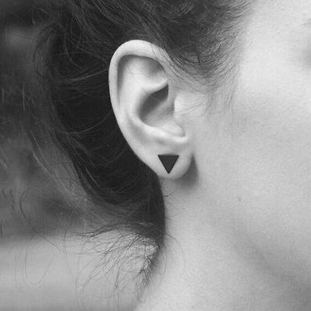  Oorknopjes Dames Europees Modieus oorbellen Sieraden Gouden / Zwart / Zilver Voor Dagelijks Causaal
