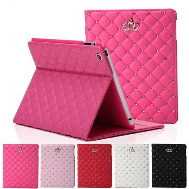  Case For Apple iPad Air with Stand Full Body Cases Solid Colored PU Leather