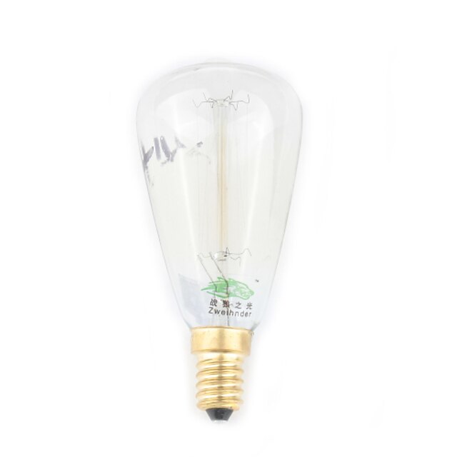  30W E14 Ampoules à Filament LED CA35 1 400 lm Blanc Chaud Décorative AC 100-240 V 1 pièce