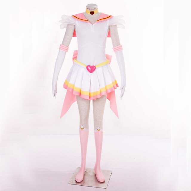  Ispirato da Sailor Moon Sailor Uranus Video gioco Costumi Cosplay Abiti Cosplay CollageAbito Accessori per capelli Guanti Scalda muscoli