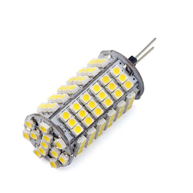  1pc 3 W LED Λάμπες Καλαμπόκι 1200 lm G4 T 102 LED χάντρες SMD 3528 Θερμό Λευκό Ψυχρό Λευκό 12 V / 1 τμχ / RoHs