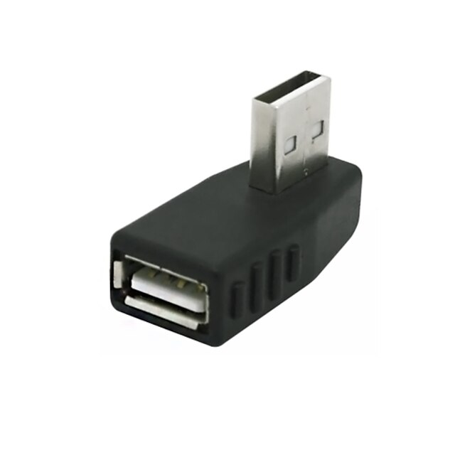  90-Grad-Winkel USB 2.0 ein Mann zum weiblichen Adapter-Konverter connecter