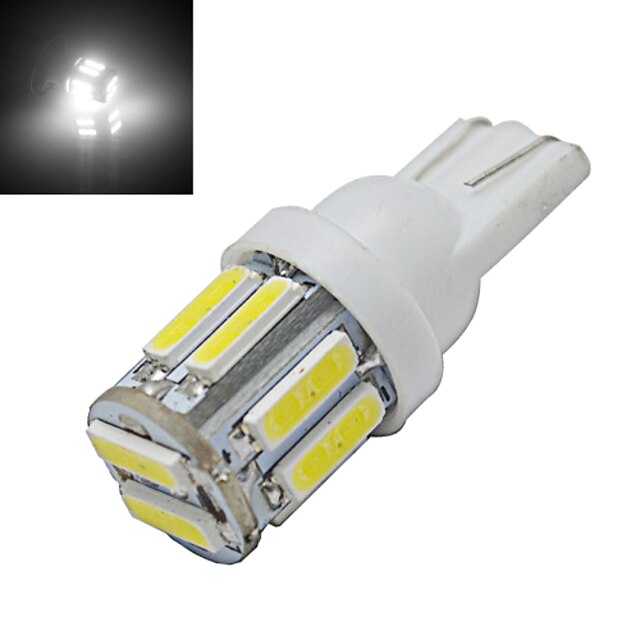  1pc 3 W 210 lm T10 10 LED Perler SMD 7020 Kold hvid 12 V / RoHs
