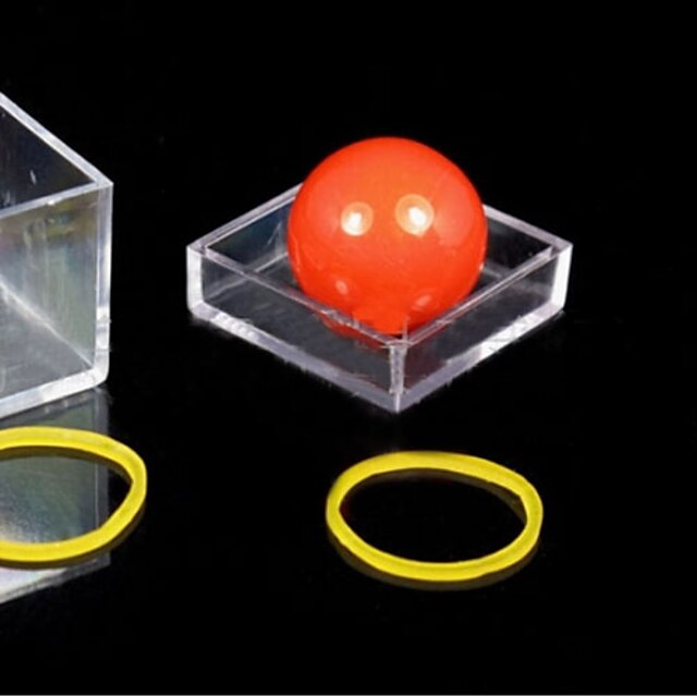  магия опорой мяч через прозрачную коробку