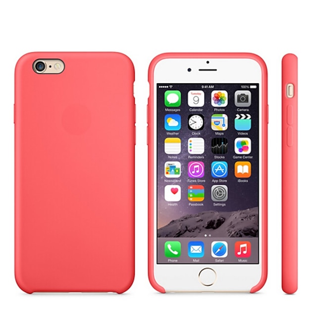  Phone Case For Apple Back Cover iPhone 8 Plus iPhone 8 iPhone 7 Plus iPhone 7 iPhone 6s Plus iPhone 6s iPhone 6 Plus iPhone 6 Shockproof Solid Colored Soft Silicone