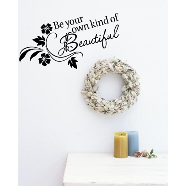  Words & Quotes Wall Stickers Words & Quotes Wall Stickers Decorative Wall Stickers, Vinyl Home Decoration Wall Decal Wall Decoration