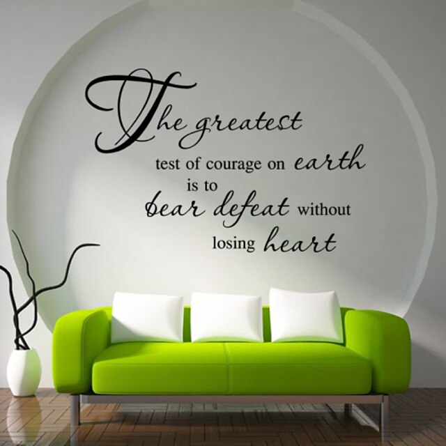  Wall Stickers Wall Decals,  English Words & Quotes PVC Wall Stickers