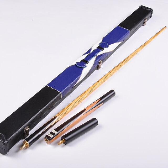  LP 3/4 2-częściowy Pool Cue Kije do Cue Drewno Snooker Angielski bilard Turkusowy