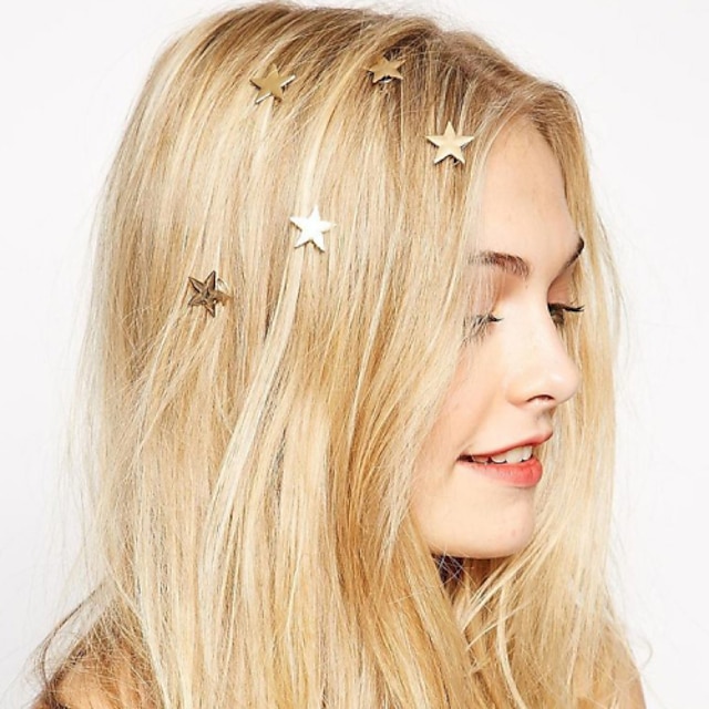  Women's Bohemian Sweet Fashion Alloy Hairpins Party Daily - Solid Colored