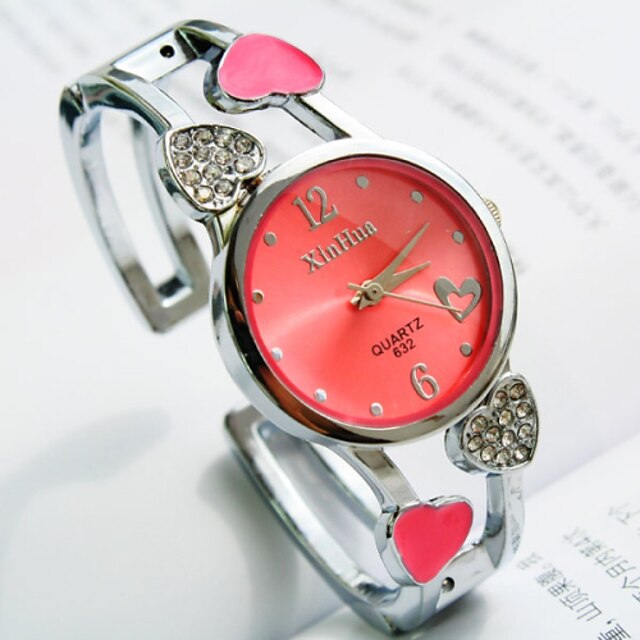  Mulheres Relógio Elegante Relógio de Moda Relógio de Pulso Quartzo Lega Banda Prata marca