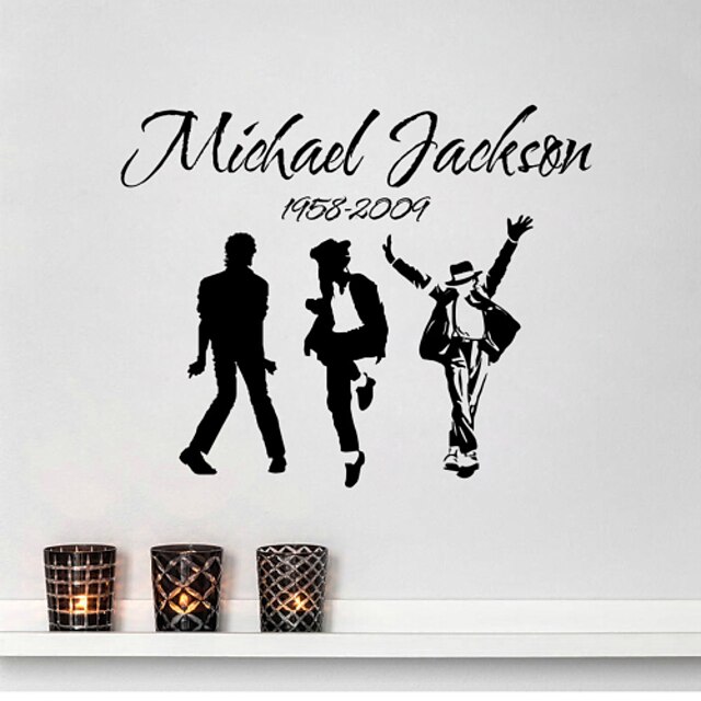  Wall Stickers Wall Decals, Michael Jackson Band PVC Wall Stickers