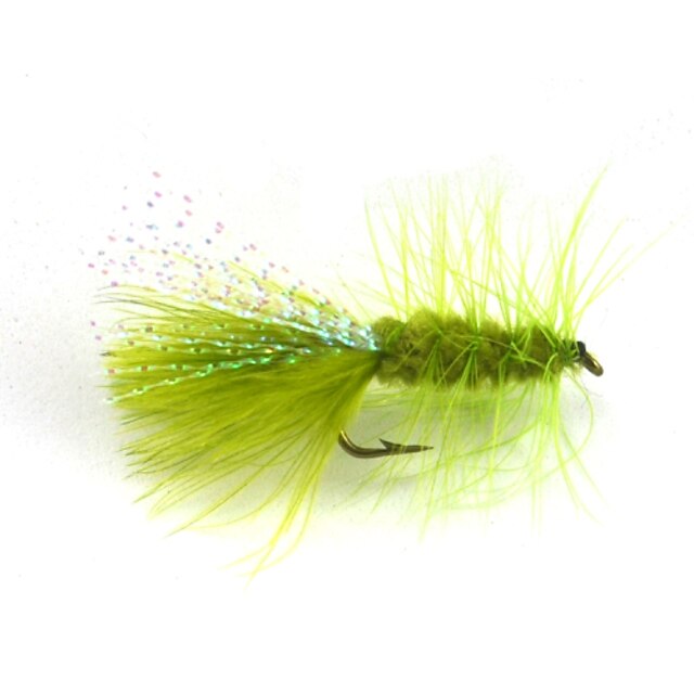  12pcs Flies Fishing Lures Flies Sinking Bass Trout Pike Fly Fishing Bait Casting
