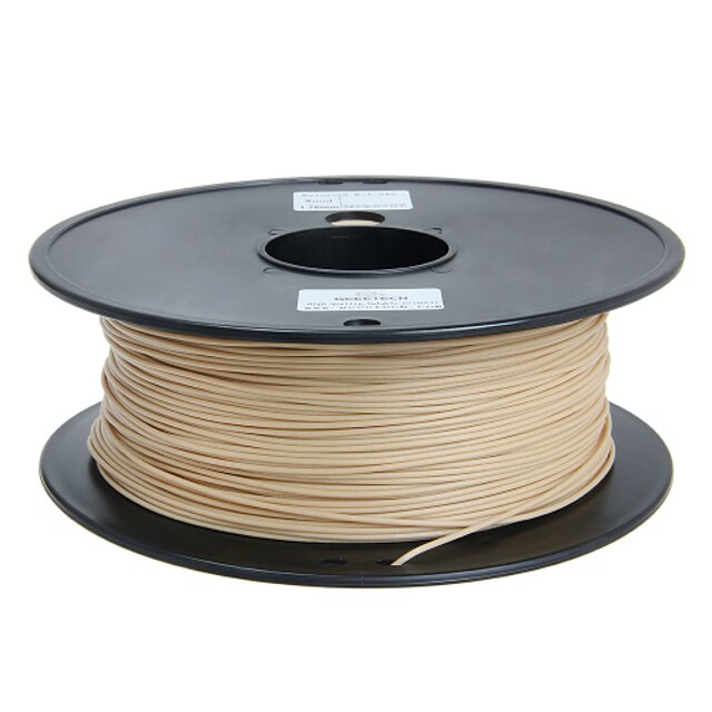  Geeetech 1.75Mm 1Kg Wood Filament For 3D Printers Natural Wood Color