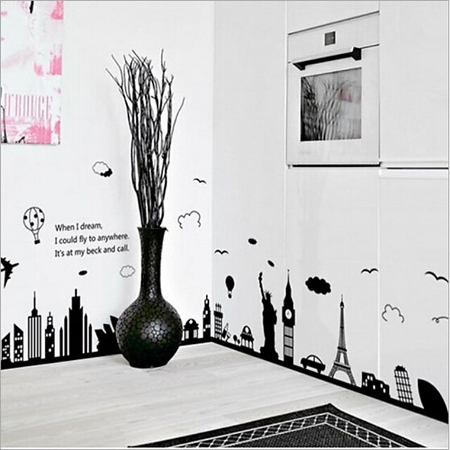  Landschaft / Stillleben / Romantik Wand-Sticker Worte & Zitate Wandaufkleber Dekorative Wand Sticker, Vinyl Haus Dekoration Wandtattoo Wand Dekoration / Abziehbar