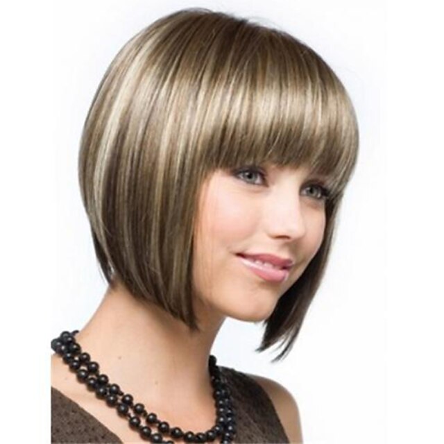  Synthetic Wig Straight Style Capless Wig Blonde Synthetic Hair Women's Wig Halloween Wig