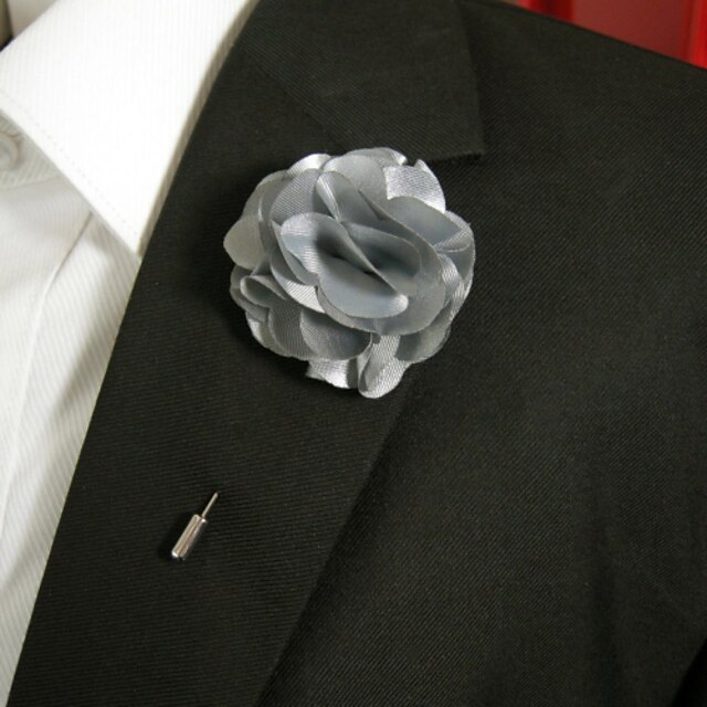  Men's Women's Brooches Flower Stylish Brooch Jewelry Sillver Gray For Dailywear