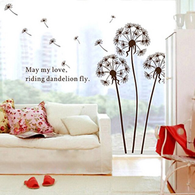  Botanical Wall Stickers Plane Wall Stickers Decorative Wall Stickers Material Removable Re-Positionable Home Decoration Wall Decal