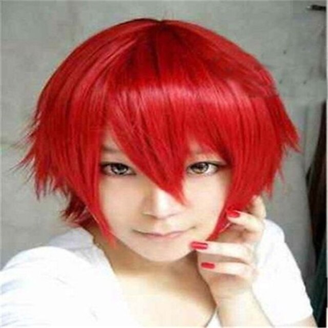 Cosplay Perücken Synthetische Perücken Natürlich gewellt Natürlich gewellt Perücke Rot Synthetische Haare Damen Rot