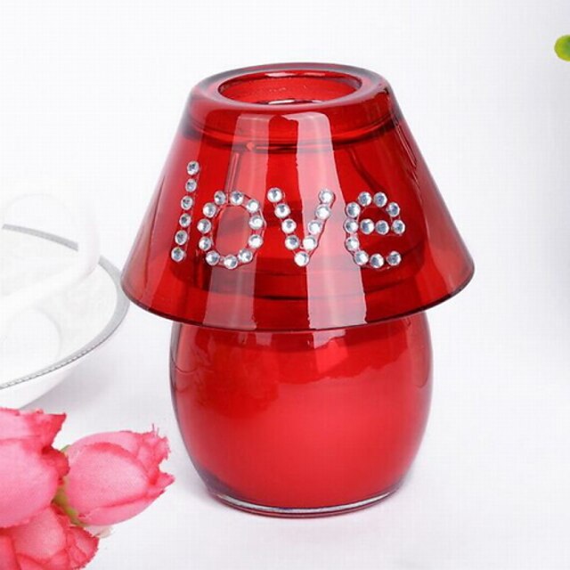  Fashion Lover`s Lamp Type Marry Glass Love Candle Holders Weddings