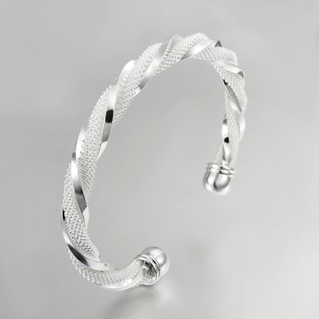  Cuff armbanden Feest Werk Informeel Verzilverd Armband sieraden Zilver Voor Feest