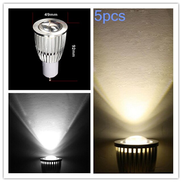  GU10 Spot LED MR16 COB 700-750 lm Blanc Chaud Blanc Froid K Intensité Réglable AC 100-240 AC 110-130 V