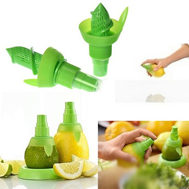  2PCS Creative Juice Juicer Lemon Spray Mist Orange Fruit Gadge Sprayer Kitchen 21*10*2 cm