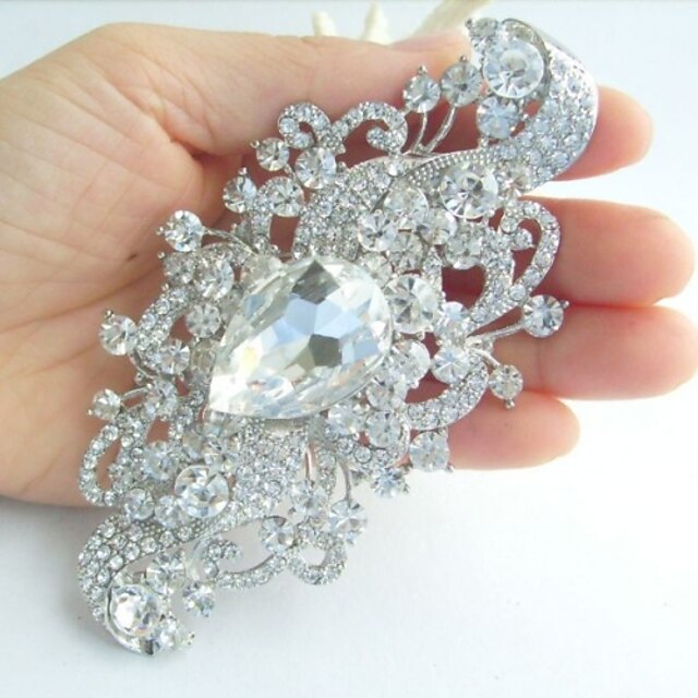  Party Vintage Crystal Brooch Jewelry Screen Color For Wedding Party Special Occasion Anniversary Birthday