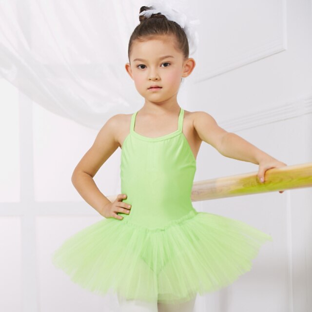  Ballet Dress Training Performance Sleeveless Spandex Tulle / Princess