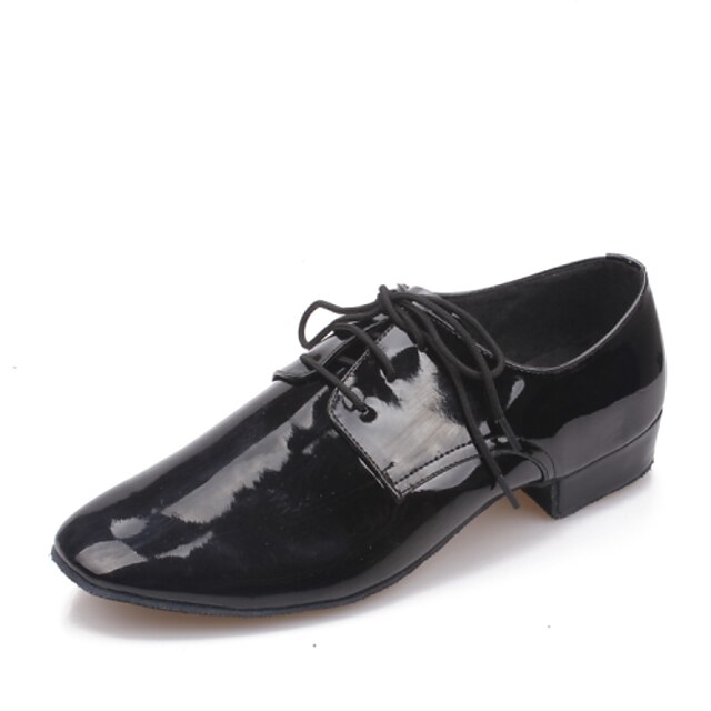  Da donna Danza moderna Finta pelle Tacchi Con lacci Basso Nero 2,5 - 4,5 cm Non personalizzabile