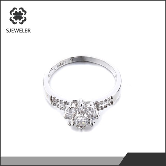  Statement Rings Fashion Zircon Cubic Zirconia Platinum Plated Imitation Diamond Jewelry For Wedding Party 1pc