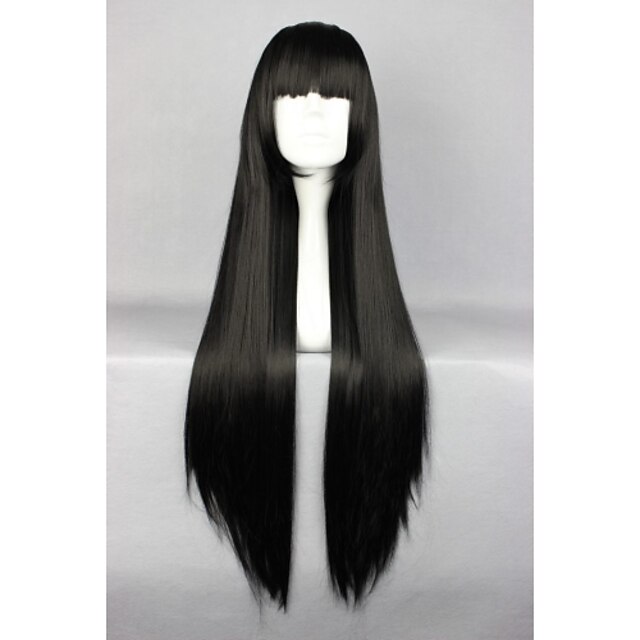  Synthetic Wig Straight Classic Classic Straight Wig Synthetic Hair Women's Black
