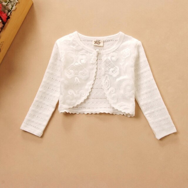 Bolerose Mädchen Lange Ärmel Blumen Spitze Bolero Strickjacke Kinder Zucken Bolerose Mädchen Lange Ärmel Blumen Spitze Bolero Strickjacke Kinder Zucken