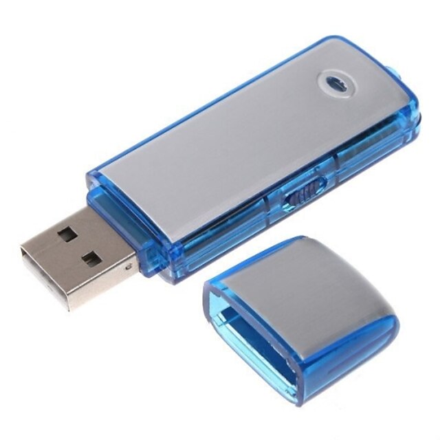  2in 1 Mini Audio Voice Recorder USB Flash Drive Build in 8GB Memory 10hours Recording Time