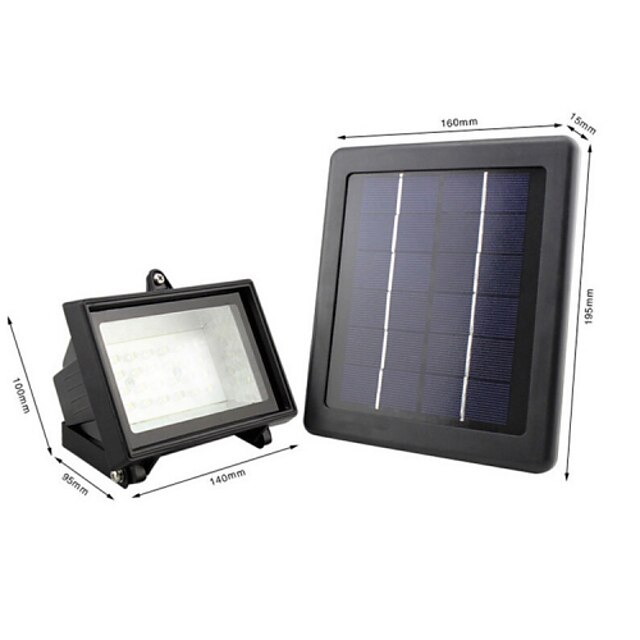  1pc 40leds světlometů solární senzory světla vodotěsné ip65 venkovní zahradní pouliční světlo