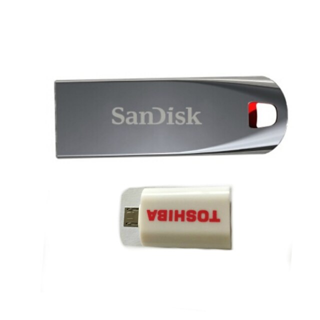  Original SanDisk CZ71 64GB Cruzer Force USB 2.0 Flash Drive SDCZ71-064G-Z35(Give OTG Smart Connection Kit)