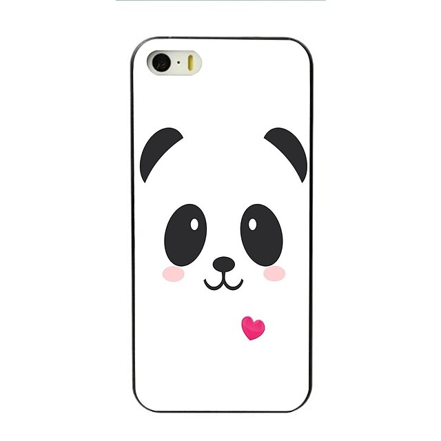  Case For Apple iPhone 7 Plus / iPhone 7 / iPhone 6s Plus Pattern Back Cover Cartoon / Panda Hard PC