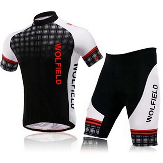  WOLFBIKE® Jerseu Cycling cu Pantaloni Scurți Pentru femei / Pentru bărbați / Unisex Mânecă scurtă BicicletăRespirabil / Uscare rapidă /