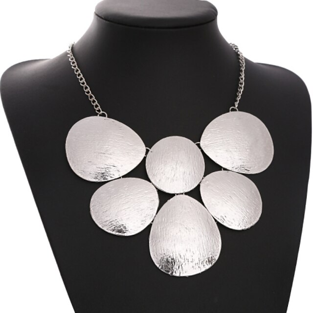  Women's Geometric Luxury Statement Necklace Statement Necklace , Party