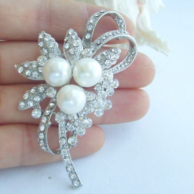  accesorii de nunta de argint-ton perle stras broșă mireasa nunta deco buchet de mireasa brosa de nunta bijuterii de mireasă