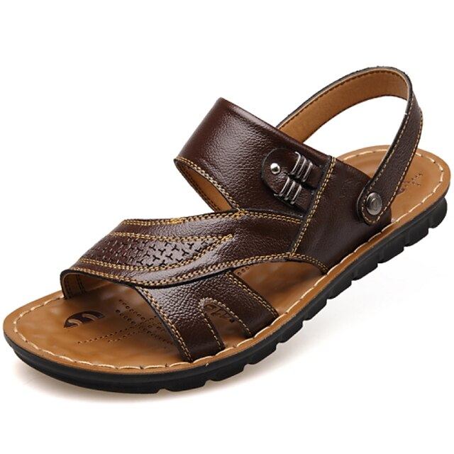  Men's Sandals Casual Leather Sandals More Colors available