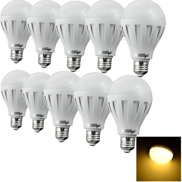  YouOKLight Lâmpada Redonda LED 500 lm E26 / E27 12 Contas LED SMD 5630 Decorativa Branco Quente Branco Frio 220-240 V / 10 pçs / RoHs